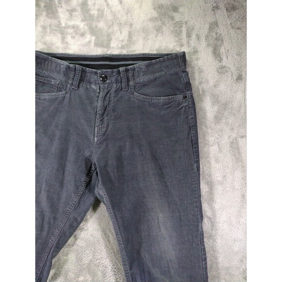 Saks 5th Avenue Active Corduroy Pants Mens 36 x 32 Blue Cotton Stretch Cord - Picture 10 of 16